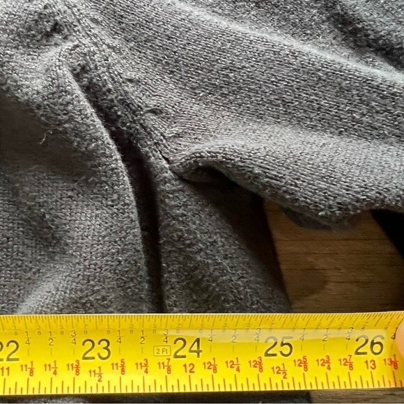 Merona Sequin Bow Button Front Long Sleeved Black Cardigan Women's size 4x - Picture 7 of 8